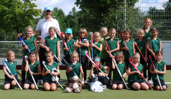 Die Mädchen D des 1. Hanauer THC